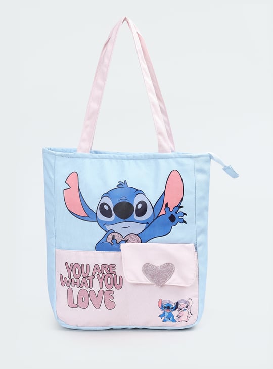 Kids Lola and Stitch Print Tote Bag