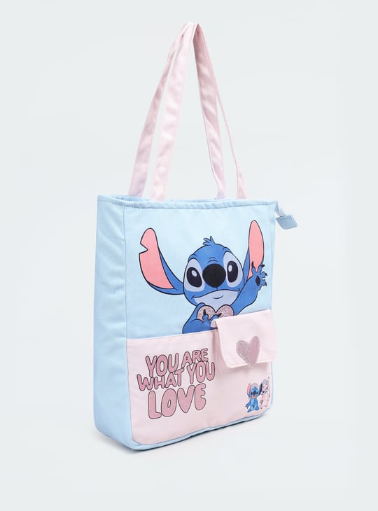 Kids Lola and Stitch Print Tote Bag