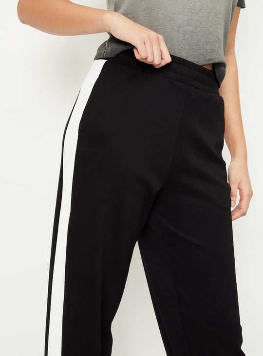 Women Side Taped Sports Joggers