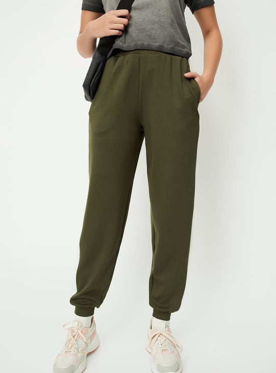 Women Side Taped Sports Joggers