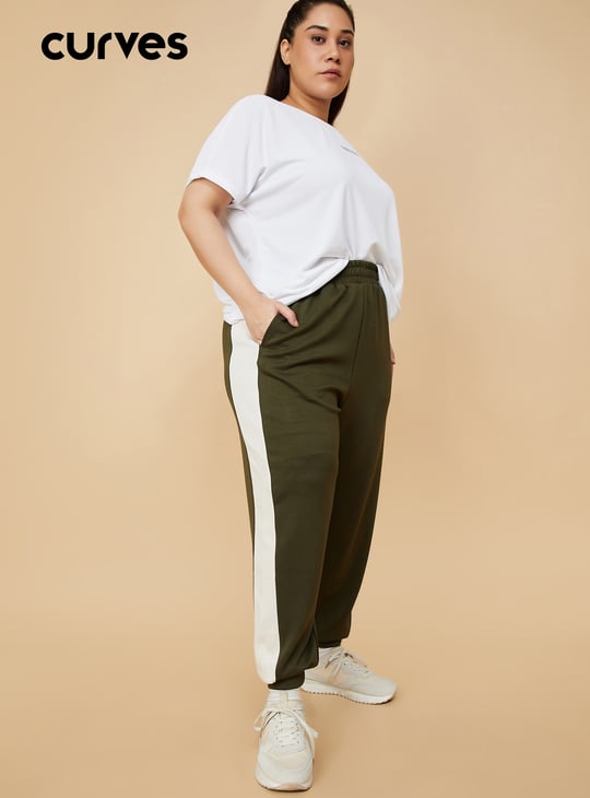 Women Side Taped Sports Joggers