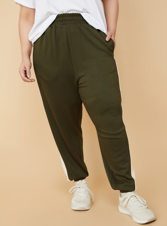 Women Side Taped Sports Joggers