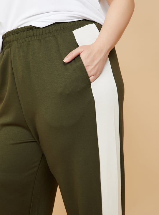 Women Side Taped Sports Joggers