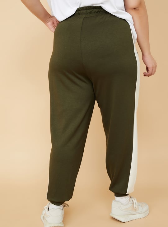 Women Side Taped Sports Joggers