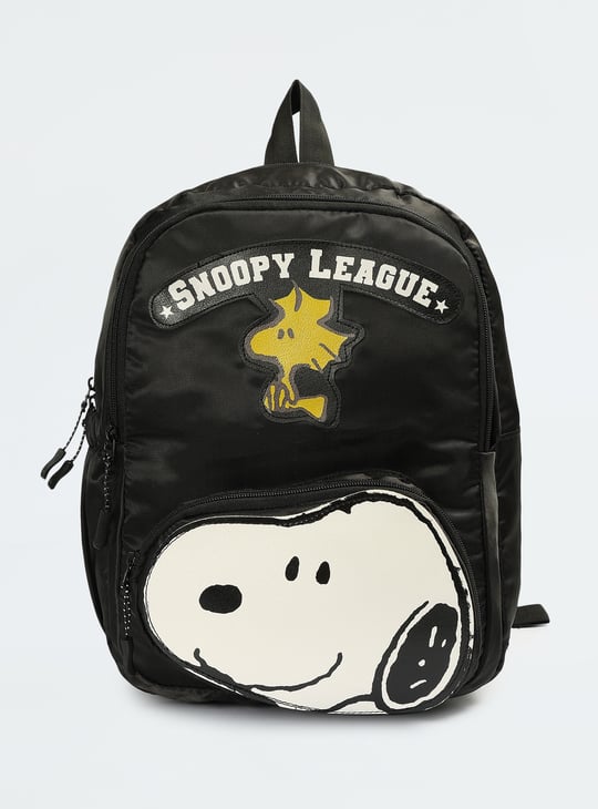 Kids Snoopy Applique Backpack