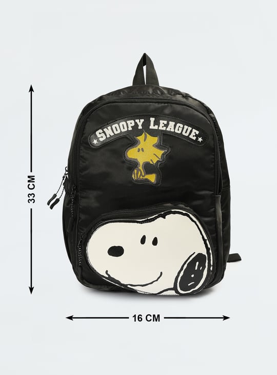 Kids Snoopy Applique Backpack