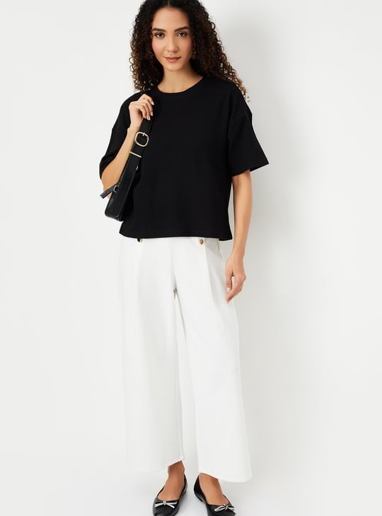 Women Textured T-shirt