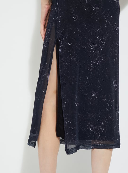 URB_N Women Printed Bodycon Maxi Dress