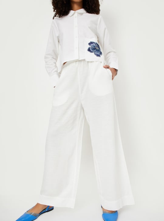 Kalki x Max Women Solid Palazzos