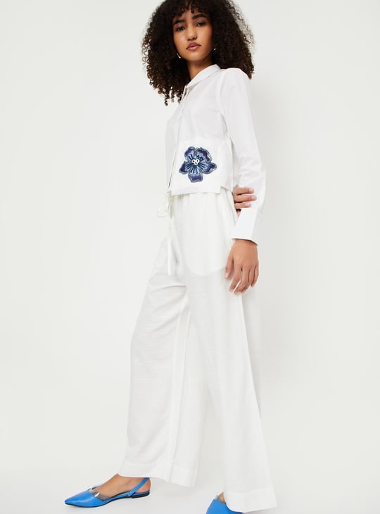 Kalki x Max Women Solid Palazzos