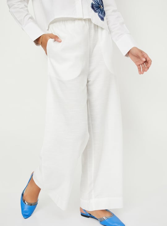 Kalki x Max Women Solid Palazzos