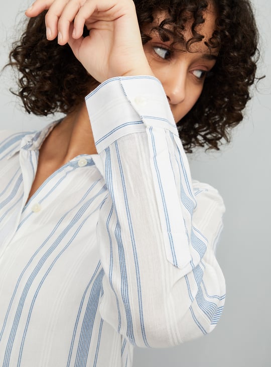 Kalki x Max Women Striped Longline Shirt