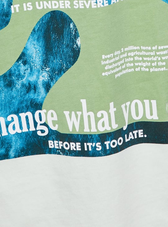 URB_N Men Printed Oversized T-shirt