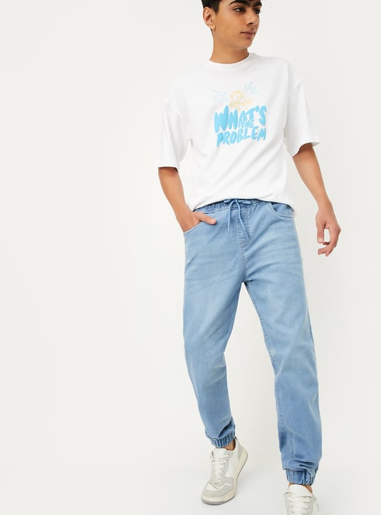 Boys Washed Jogger Jeans