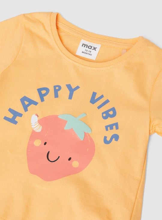 Girls Graphic Printed T-shirt