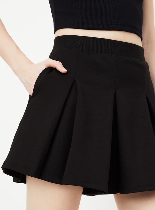 Women Solid Sports Skorts