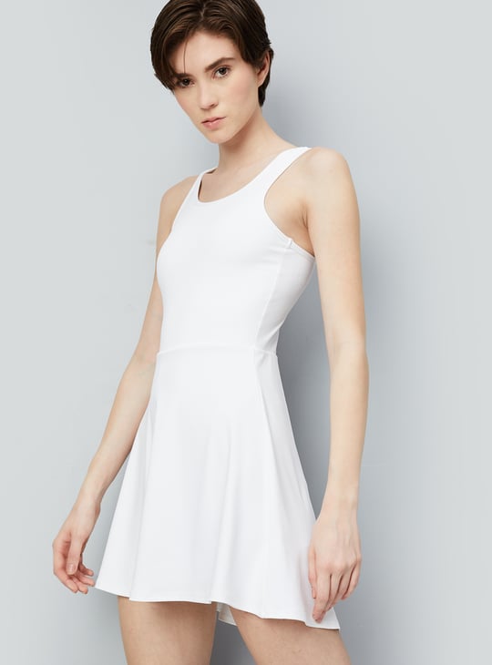 Women Solid Tennis Dress