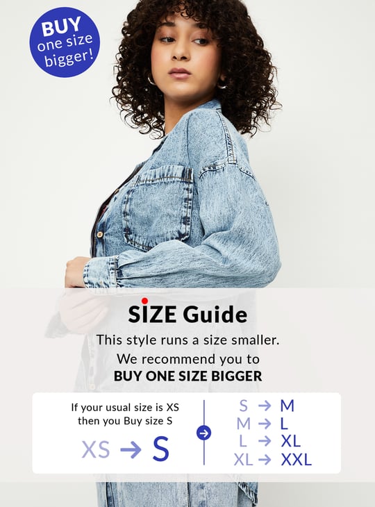Women Washed Denim Shirt