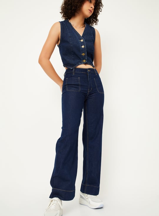 URB_N Women Washed Sailor Jeans
