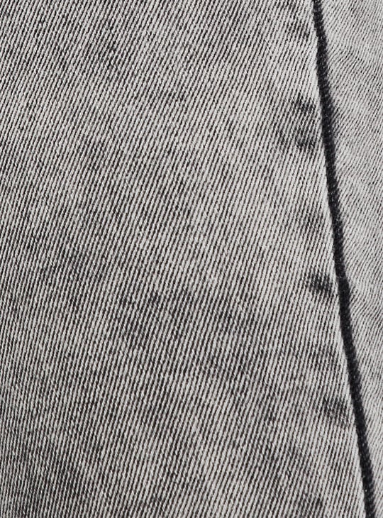 Women Washed Mom Fit Jeans