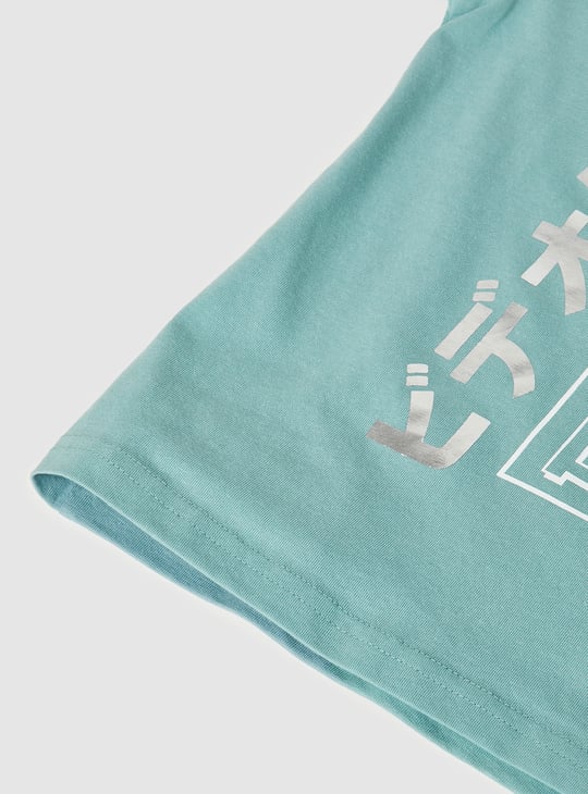 Boys Manga Tokyo Life Print T-shirt