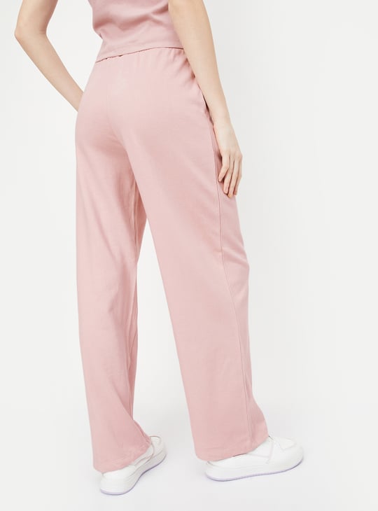 Women Solid Athleisure Track Pants
