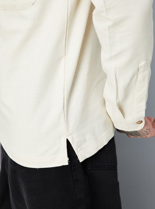 Men Pocket Embroidery Kurta