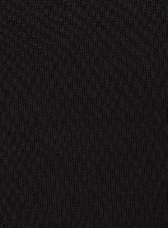 Men Ribbed Johnny Collar Polo T-shirt