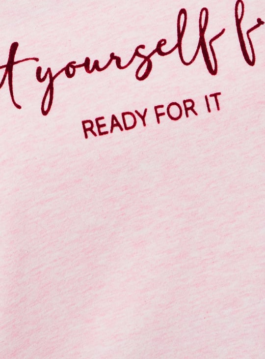 Women Typographic Print T-shirt