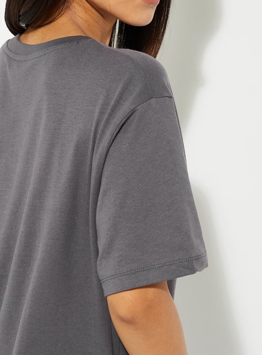 URB_N Women Relaxed Fit Graphic T-shirt