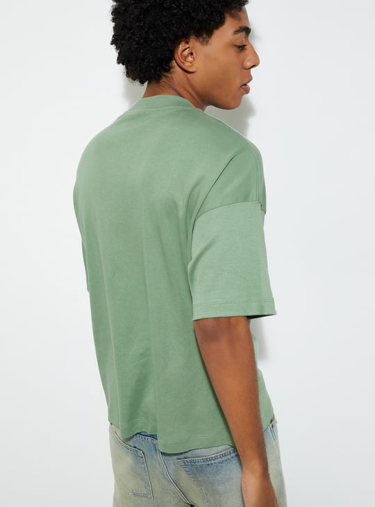 URB_N Men Solid Oversized T-shirt