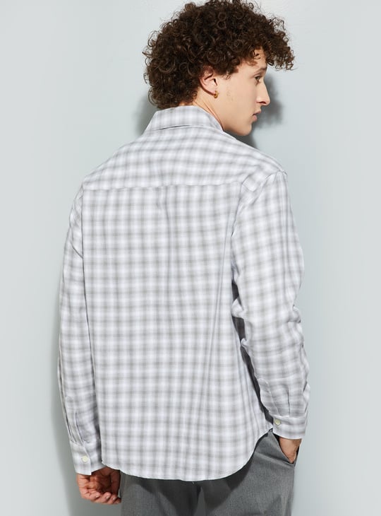 URB_N Men Checked Relaxed Fit Shirt