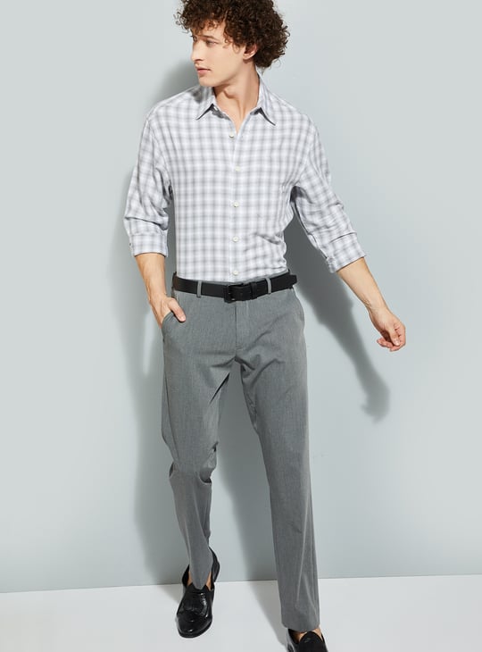 URB_N Men Checked Relaxed Fit Shirt