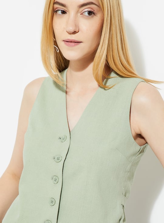 ALAYA F x URB_N Women Solid Vest Top