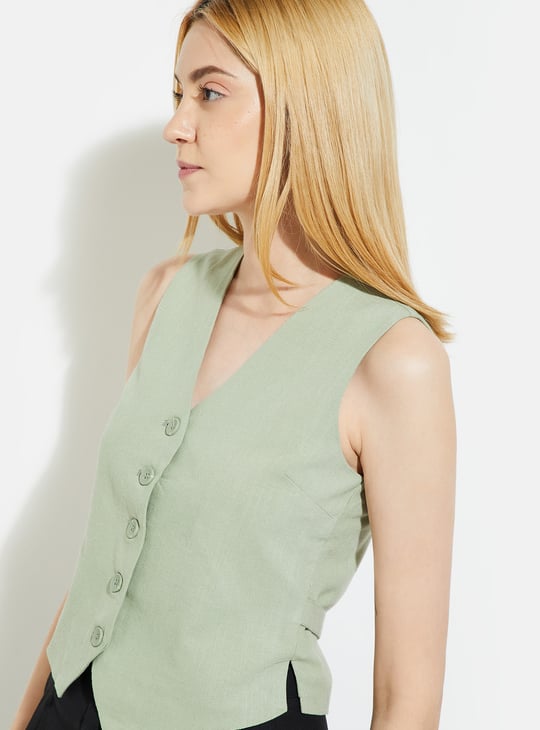 ALAYA F x URB_N Women Solid Vest Top