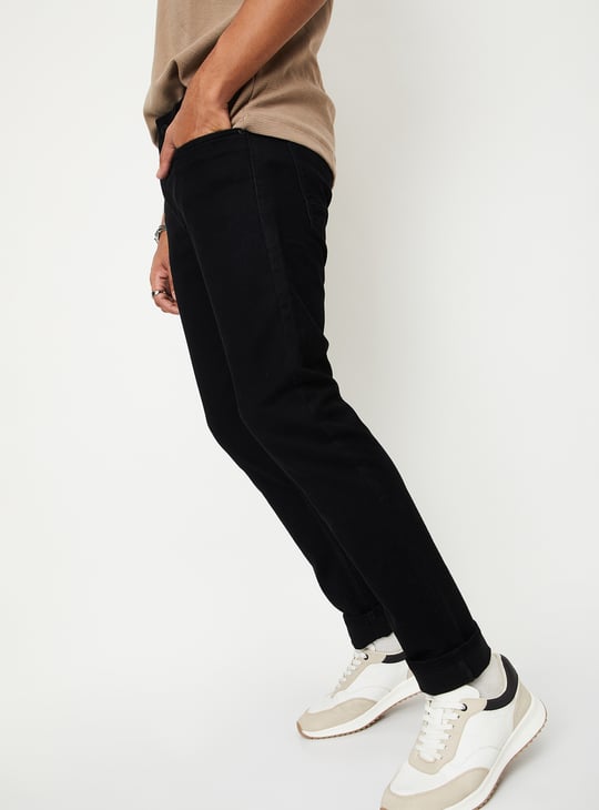 Men Solid Skinny Fit Jeans