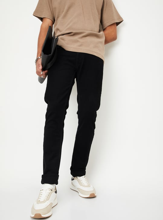 Men Solid Skinny Fit Jeans