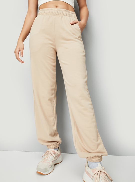 Women Solid Athleisure Joggers