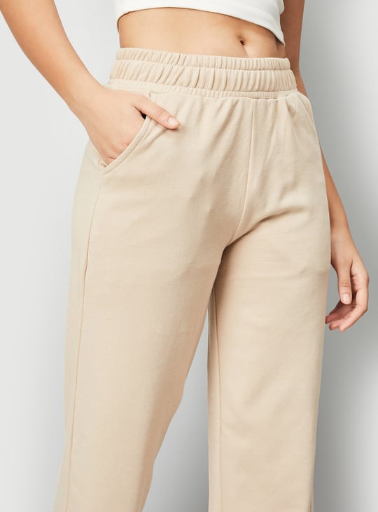 Women Solid Athleisure Joggers