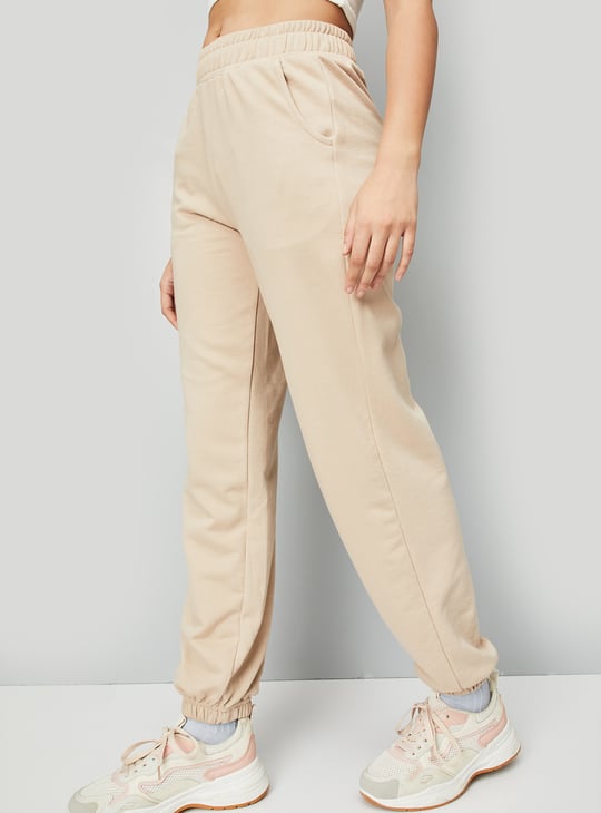 Women Solid Athleisure Joggers