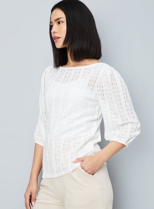 Women Floral Patterned Knit Top