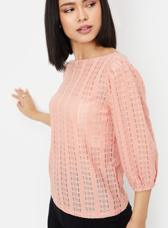 Women Floral Patterned Knit Top