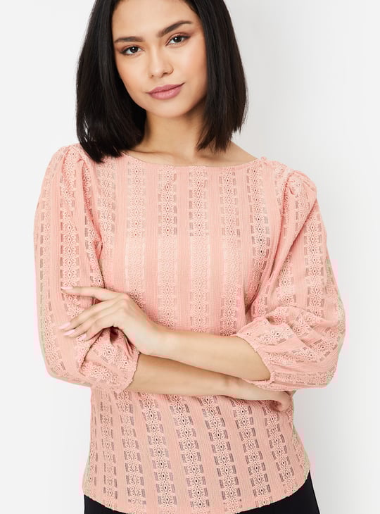 Women Floral Patterned Knit Top