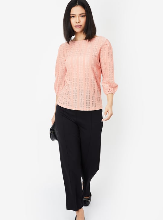 Women Floral Patterned Knit Top