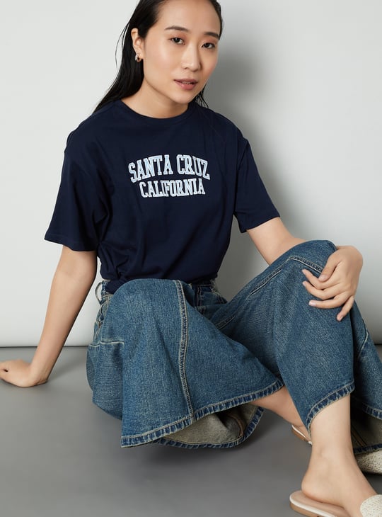 Women Printed Oversized T-shirt