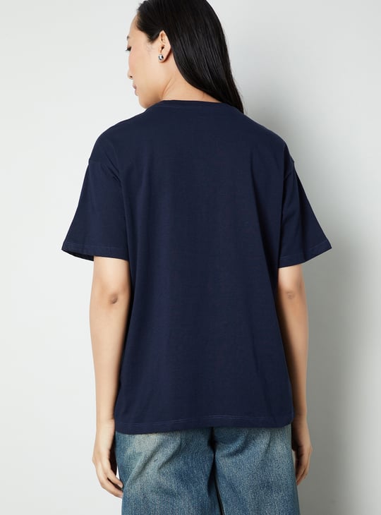 Women Printed Oversized T-shirt