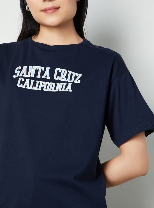 Women Printed Oversized T-shirt