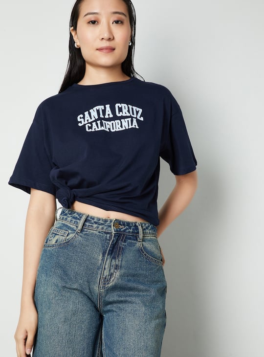 Women Printed Oversized T-shirt
