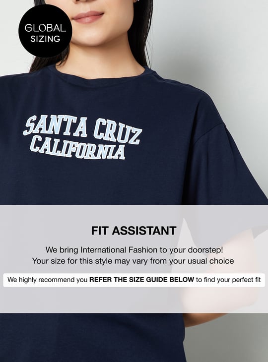 Women Printed Oversized T-shirt