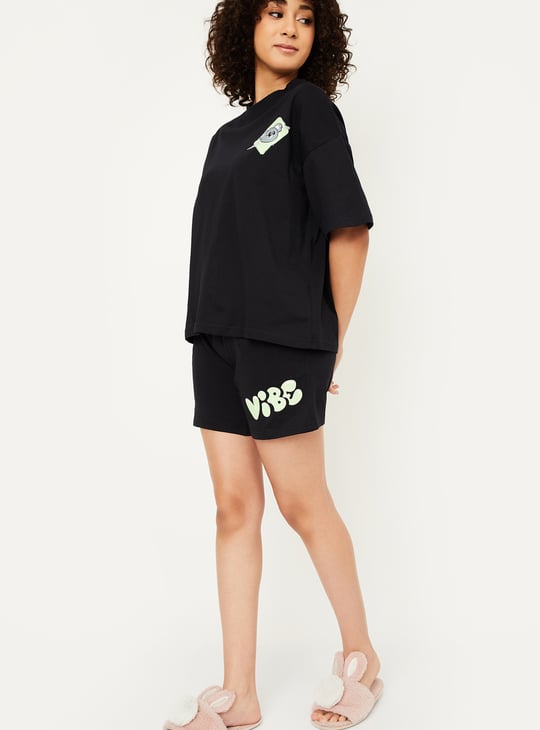 Women Sleepwear Shorts Set